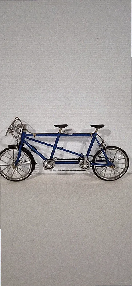 1/9 Scale Tandem Bicycle With Working Pedals & Wheels