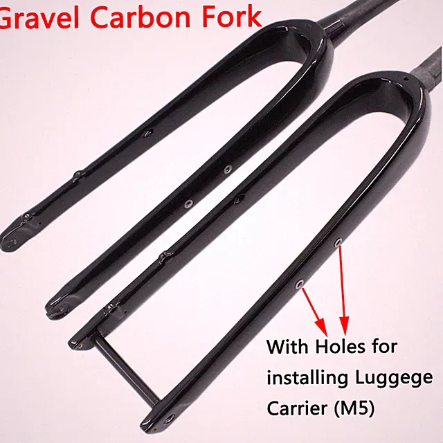 700C Gravel Road Bike Full Carbon Fibre Travel Bike Flat Disc Brake Front Fork