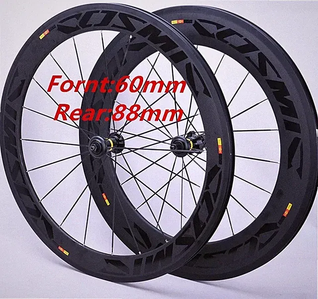 700C Road Bike Carbon Fibre Wheelset Clincher Tubeless Centerlock Disc Brake Hub