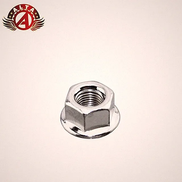 ALTA 9x1mm Front Axle Nut Chrome Fixed Gear Bike Hub Nut Bicycle Replacement.