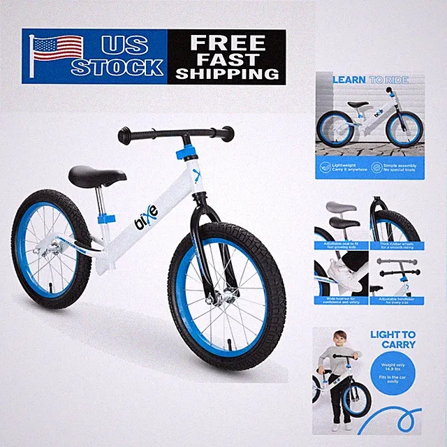 Beginner-Friendly Balance Bike for Kids 4-9 - No Pedal Design & Training Wheels