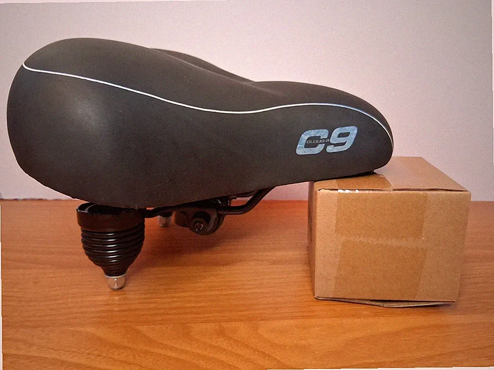 C9 Cloud 9 Comfort Bike Seat Bicycle Cruiser Gel Spring Saddle Cycling