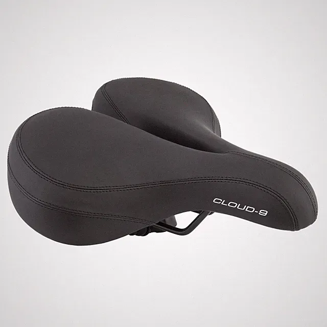 Cloud-9 Unisex Bicycle Comfort Seat XL Memory Foam Air Flow Relief Channel Black