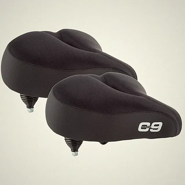 Cloud-9 Unisex Cruiser Bicycle Comfort Seat with Coil Spring Suspension, Lycra