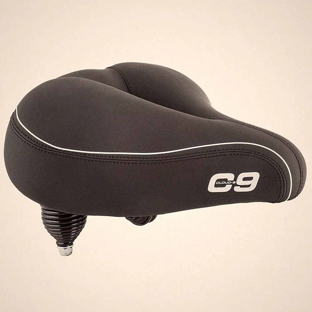 Cloud-9 Unisex Cut Out Bicycle Comfort Seat Cruiser Airflow Relief Channel Black