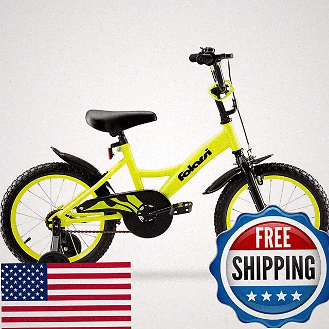 Folarsi Kids Bike 14 16 18 Inch Bicycle For 3-9 Years Boys Girls Bikechildrens