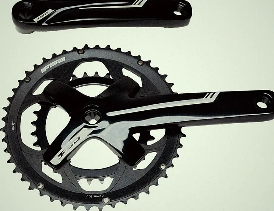 FSA Vero Pro 48-32T 175mm Gravel Road Bike 2×9/10/11 Speed Square Taper Crankset
