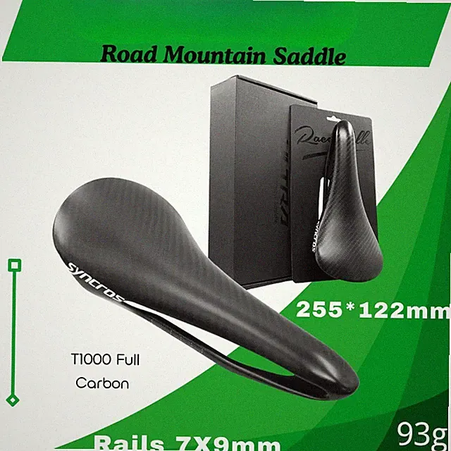 Full Carbon Bicycle Saddle Oval 7x9mm Seat for Road Mountain Gravel Bicycle Part