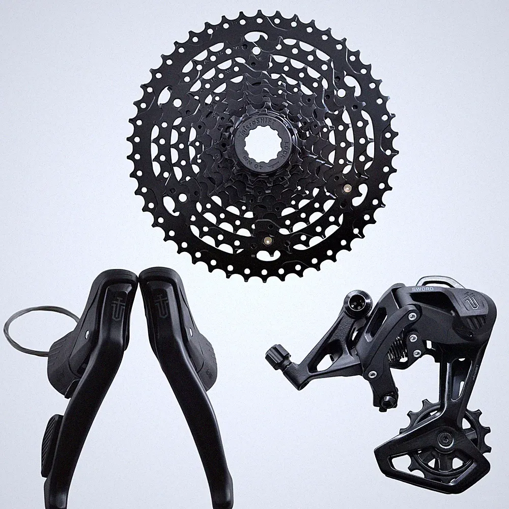 microSHIFT Sword Black 1x9 Speed Gravel Groupset