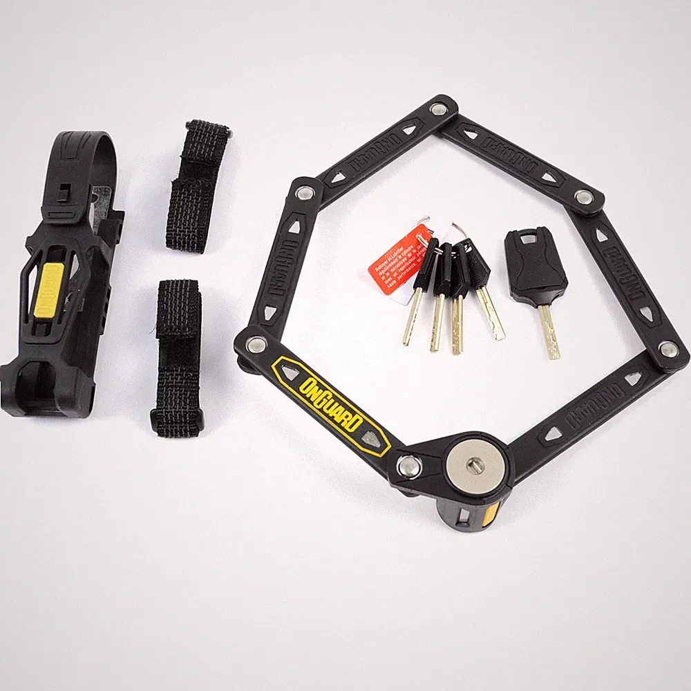 OnGuard 8116 K-9 Folding Bicycle Lock // High Security Key Lock // 75cm