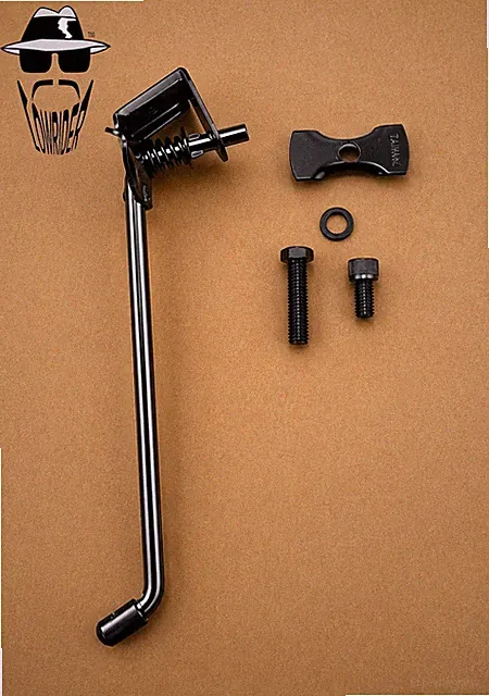 ORIGINAL LOWRIDER Black Steel Center Kickstand 9" Cruiser Bicycle Bike Stand.