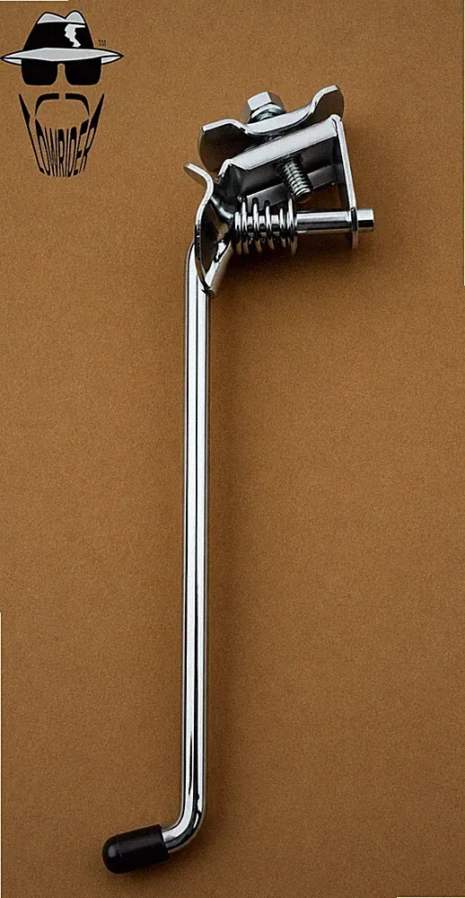 ORIGINAL LOWRIDER Chrome Steel Center Kickstand 9" Cruiser Bicycle Bike Stand.