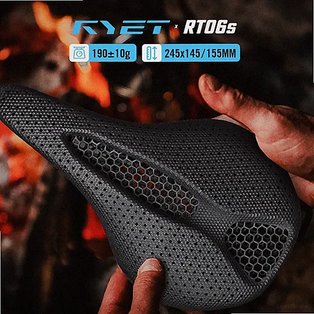 Ultralight RYET Carbon 3D Saddle 190g 145/155mm 7x9 Rails for Road MTB Gravel
